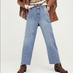 NWT Boyish Rio Bravo Coby Panel Hi Rise Straight Jeans